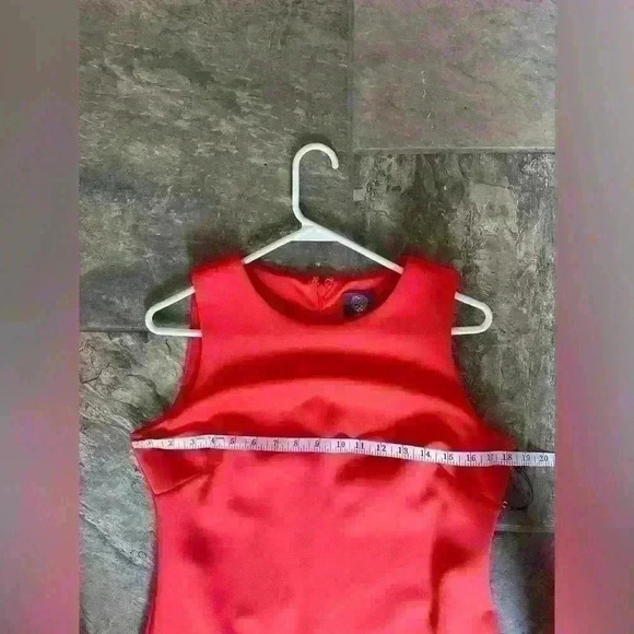 NWT VINCE CAMUTO Ruffle-Hem Shift Dress Size 10 - Picture 8 of 10